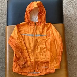 L.L. Bean kids M5-6 rain jacket